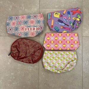 Clarins and Clinique Cosmetic Bags